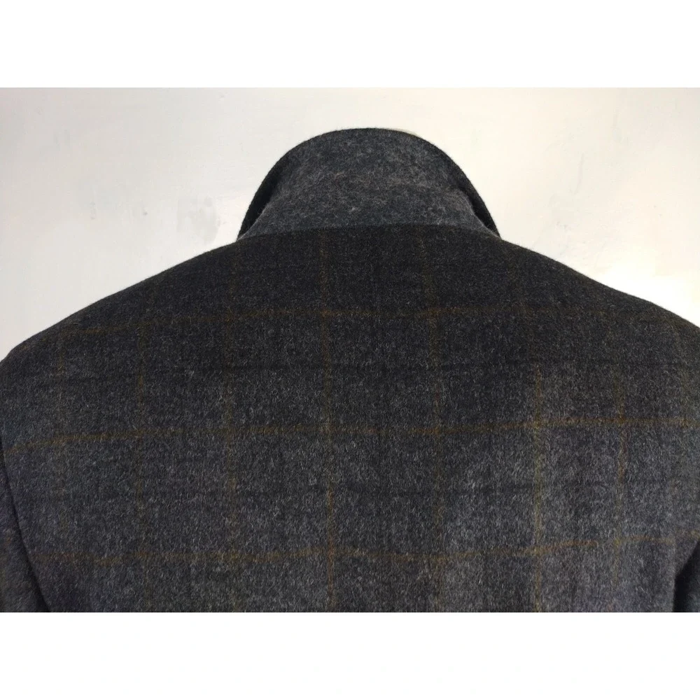 Brooks Brothers Men Sport Coat 42 Windowpane 2 Button Camel Hair Blazer Jacket - Picture 5 of 16